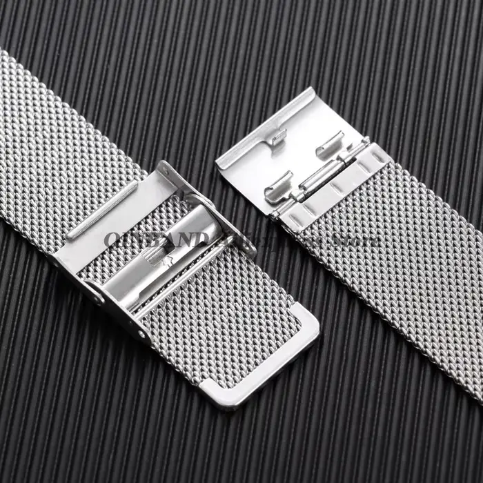 Bracelet de montre intelligente à libération rapide en maille milanaise