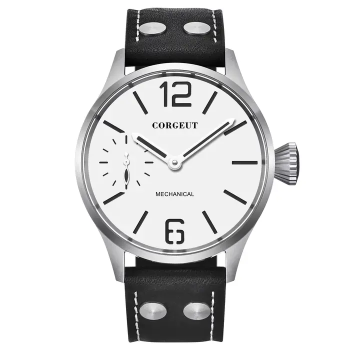 Logo personnalisé bricolage 43mm ST3600 montre homme étanche hommes qualité luxe verre saphir luxe m