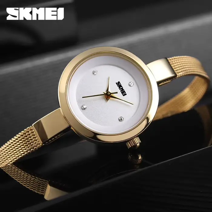 Montre-bracelet de luxe étanche pour fille et femme