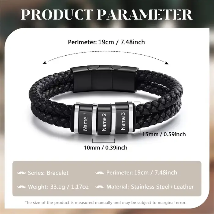 Bracelets personnalisés pour hommes