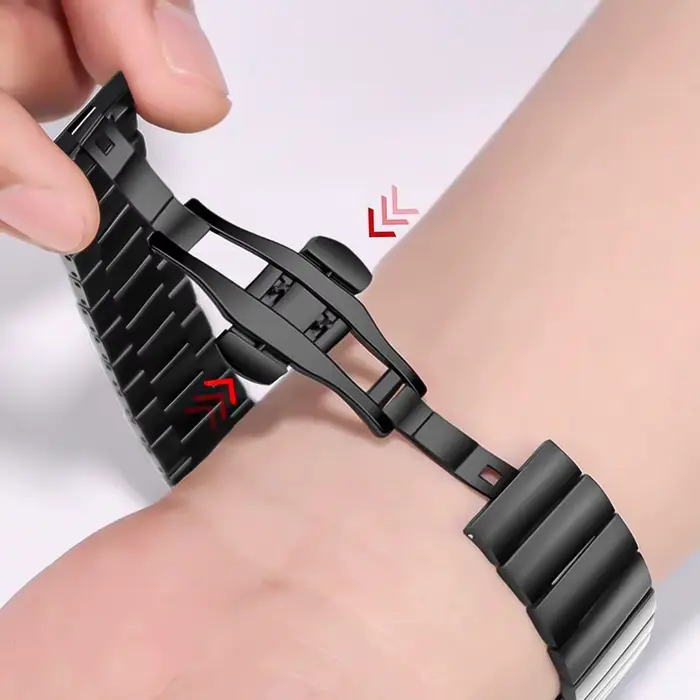 Bracelet en acier inoxydable pour montre Huawei Fit 5 5 Pro 4 Pro 4 3 accessoires pour montre connectée occasionnels unisexe