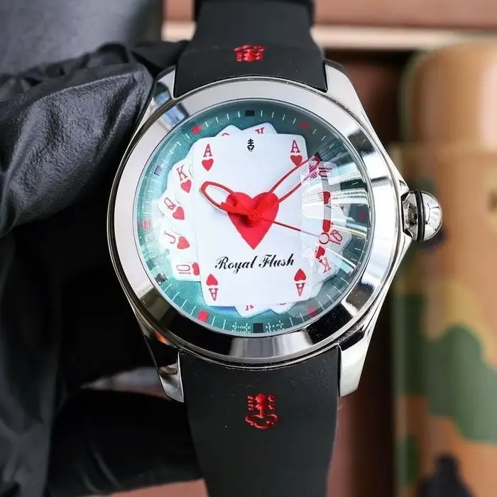 Montre mécanique automatique pour homme Skull Bubble