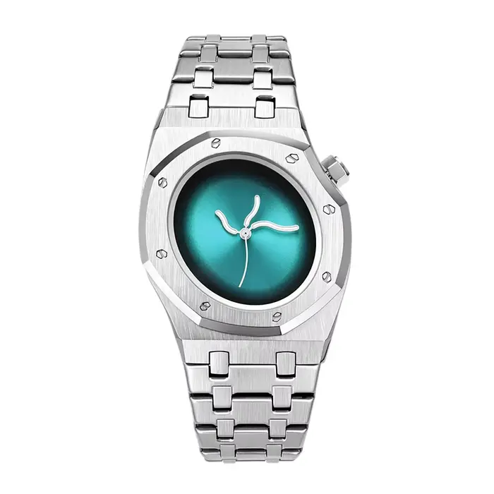 Nouvelle Montre de Luxe pour Homme 2026 – Cadran Rouge Profond Minimaliste, Aiguilles Effet Fondant 