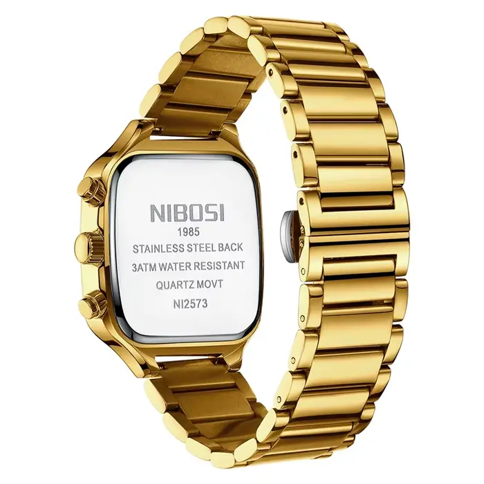 NIBOSI 2025 hommes montres haut de gamme de luxe chronographe montre à Quartz