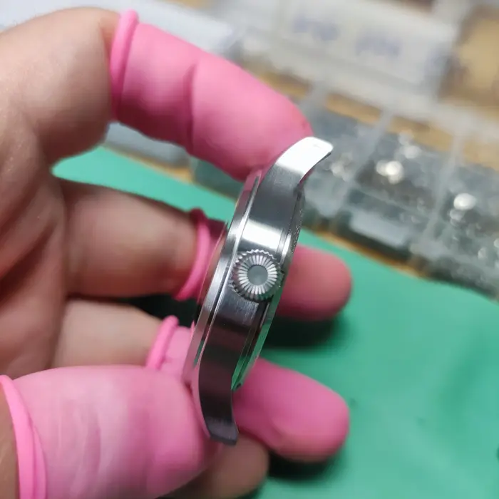 Escapement Time Montre pilote à mouvement automatique avec cadran noir de type B