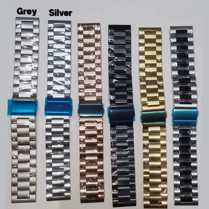 Bracelet de montre en acier inoxydable pour Samsung Galaxy Watch 4/5/6 20mm 22mm élégant et pratique pour homme et femme différentes occasions