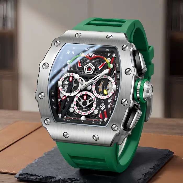 ONOLA 2021 Top marque montre hommes de luxe multifonctionnel lumineux étanche sport chronographe montres à Quartz horloge Relogio