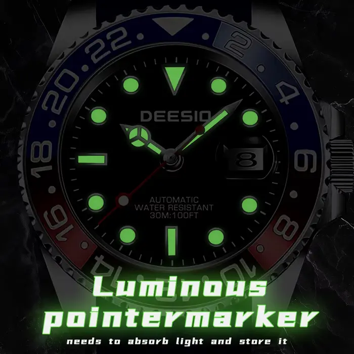 Deesio montre mécanique automatique de luxe pour hommes