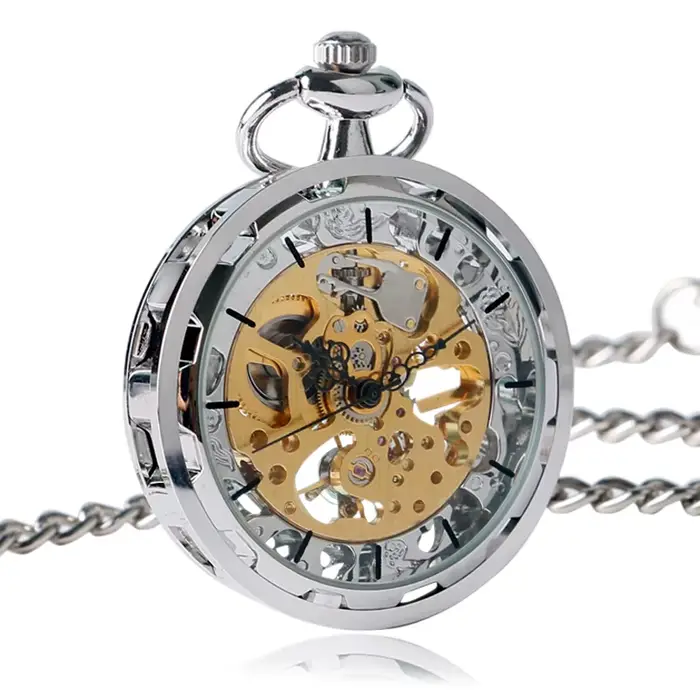 Steampunk – montre mécanique de luxe pour hommes et femmes