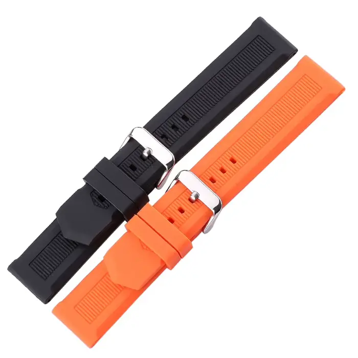 Bracelet de Montre en Caoutchouc de Silicone