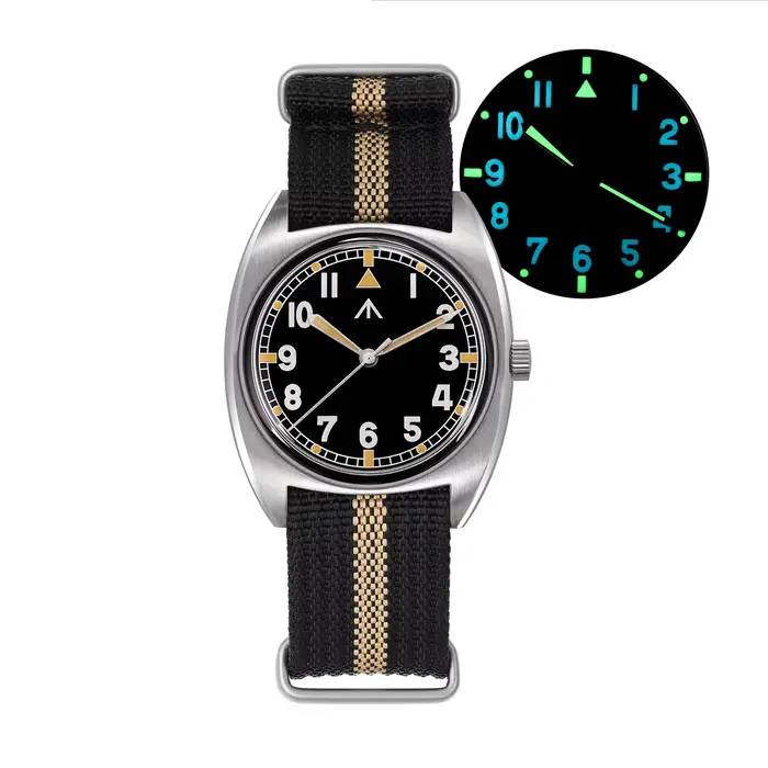 Militado ML17 montre mis5 Super 2035/GL12 mouvement à Quartz montre C3 et BGW9 Luminova 100m étanche