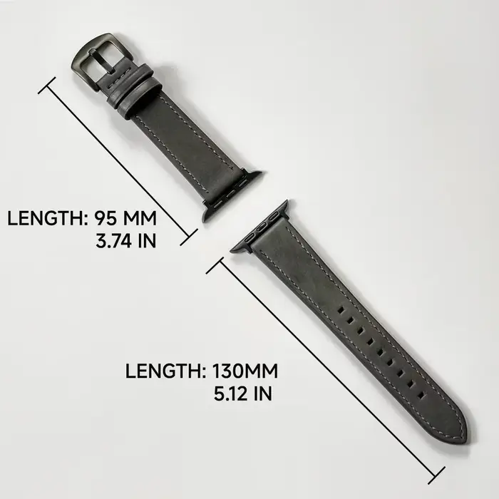 Bracelet de montre en cuir de veau