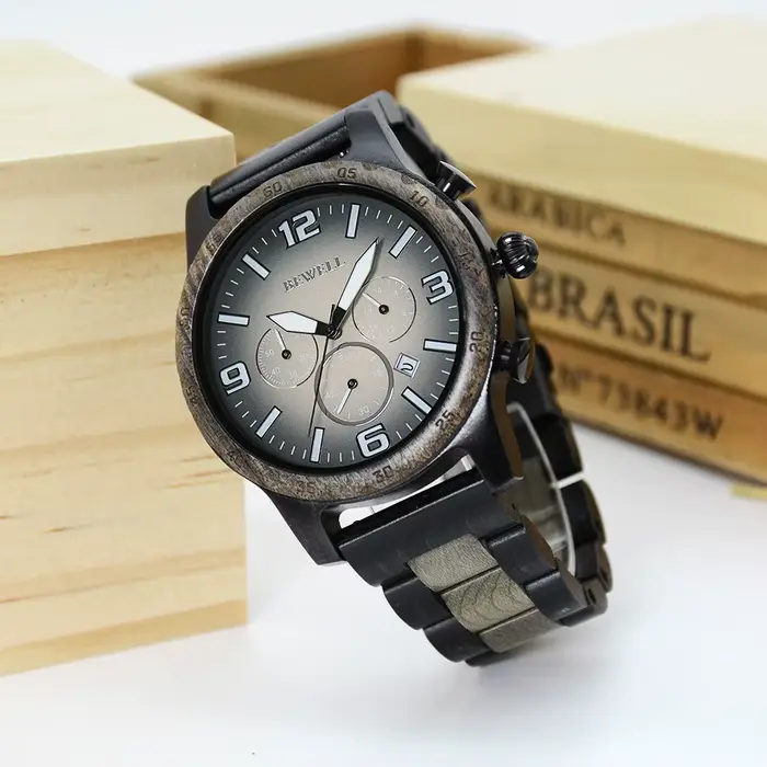Montre en bois pour hommes
