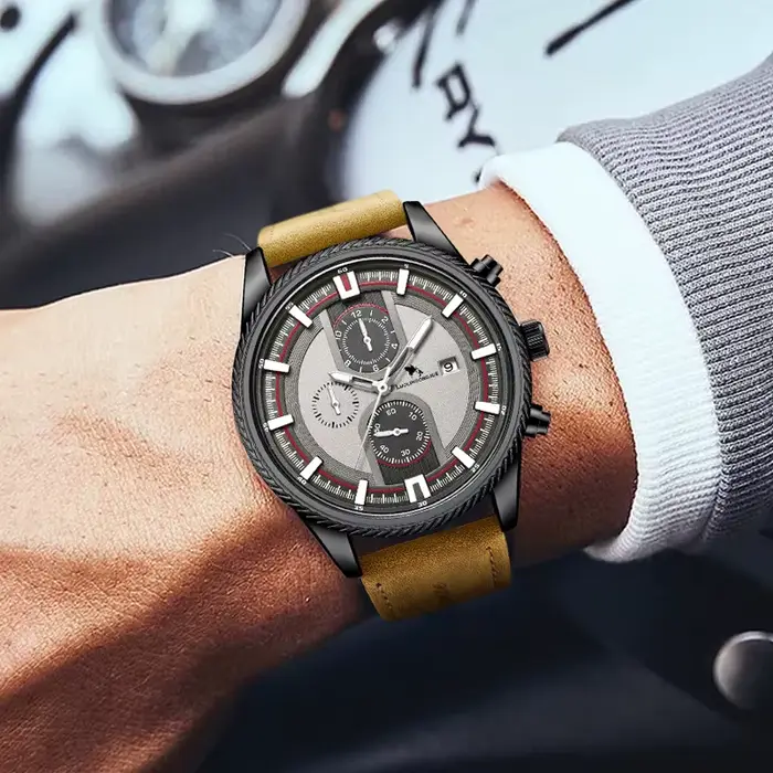 Montre mécanique automatique en acier inoxydable pour homme avec fonction lumineuse et résistance à l'eau 5 ATM pour occasions spéciales et tous les jours
