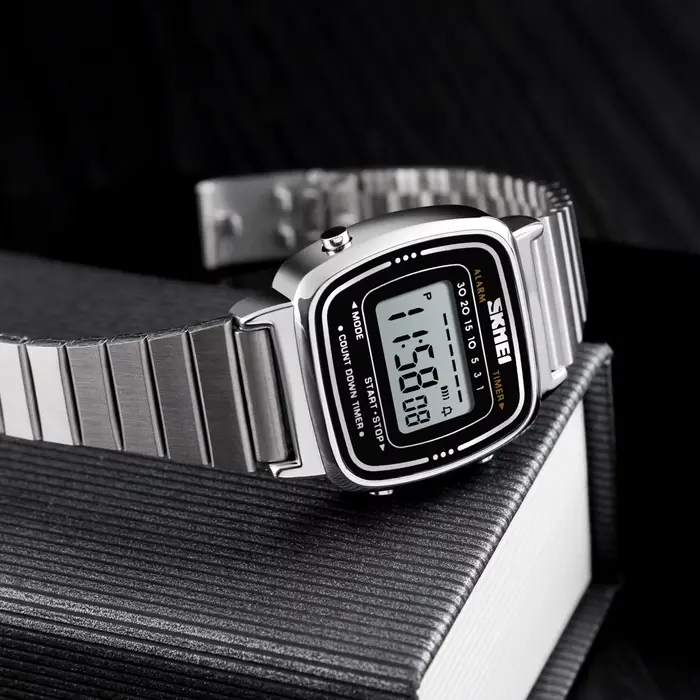 SKMEI 1901 petit cadran montre numérique Relogio Feminino mode Sport