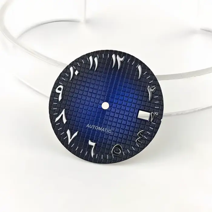 Cadran marqueur arabe gaufré pour montres Seiko AP Royal Oak NH35 avec boîtier en acier inoxydable pour homme et femme différentes occasions