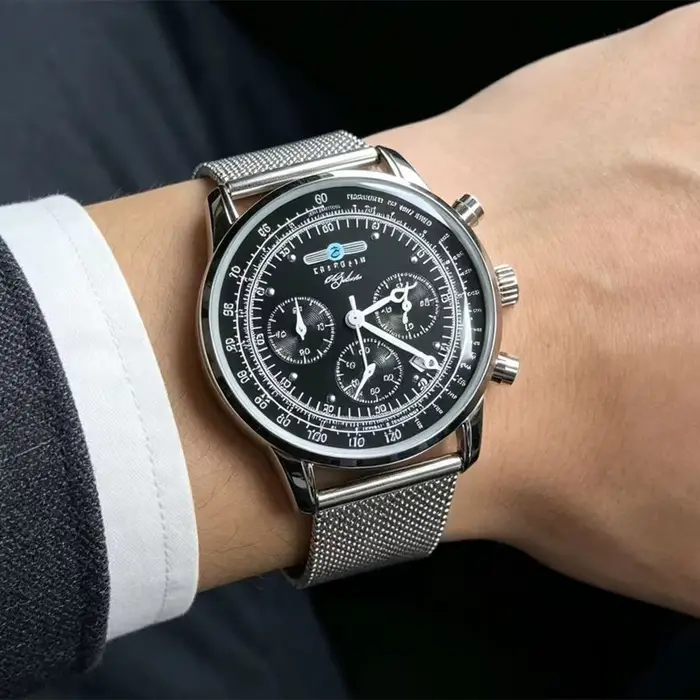 Montre Chronographe Rétro Zeppelin 2026 Edition Commémorative Classique Automatique avec Date Style Business Décontracté Occasions Spéciales