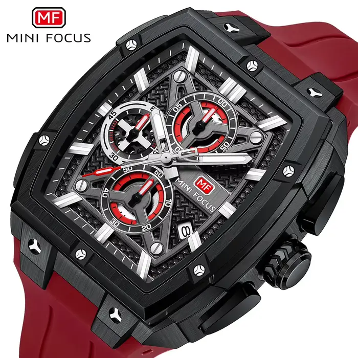 Montre à quartz multifonctionnelle chronographe FOCUS 0602G