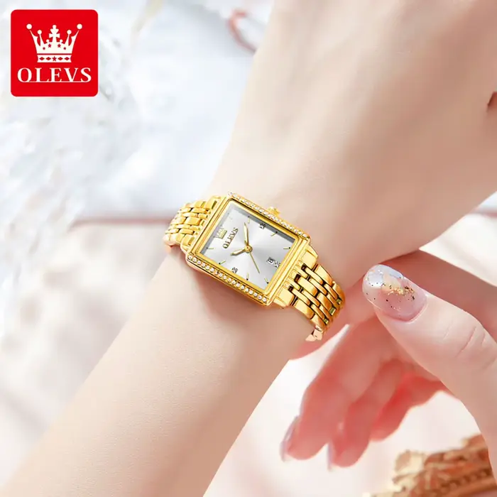 OLEVS 9995 montre pour femme de luxe élégant diamant