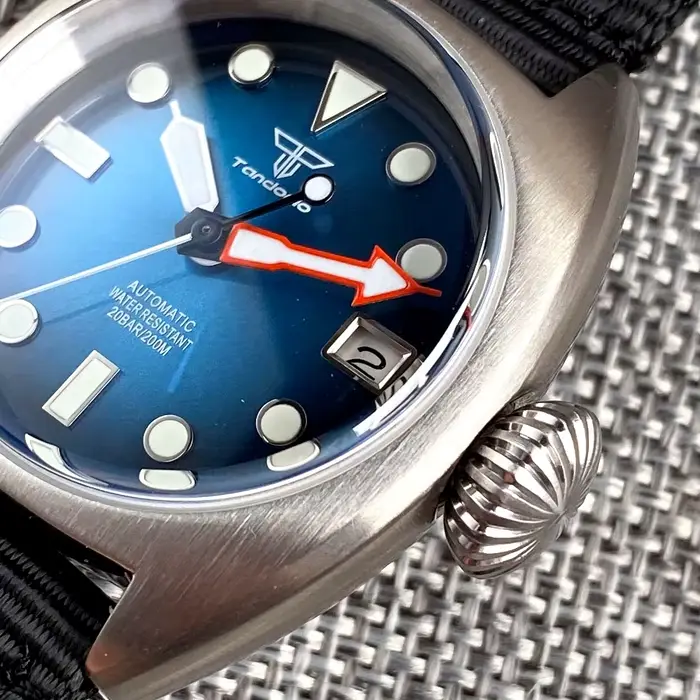 Montre mécanique de plongée militaire pour hommes