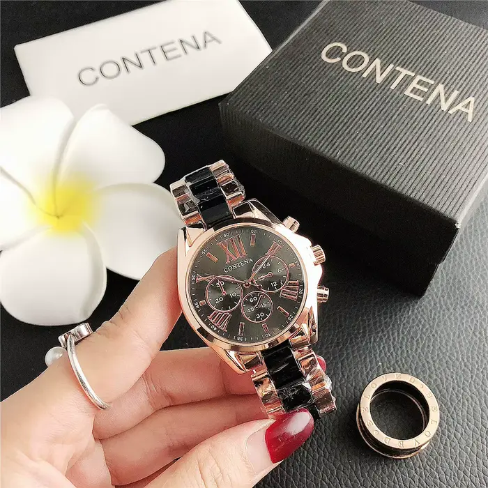 Montres-bracelets simples en acier inoxydable pour femmes