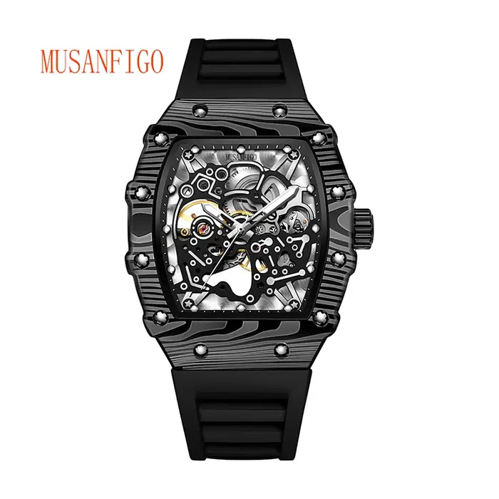 TING ANFIGO-Montre Mécanique Luxueuse Entièrement existent pour Homme