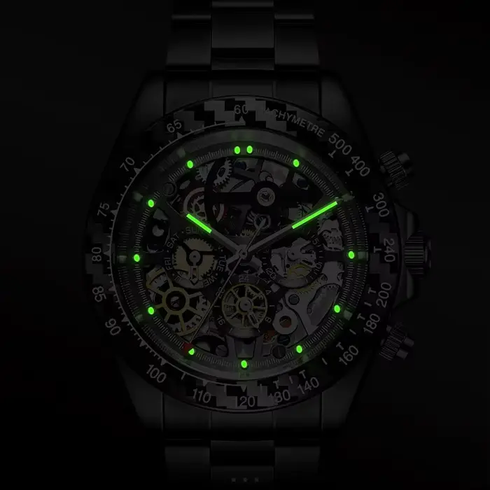 HANBORO – montre-bracelet mécanique de luxe pour hommes