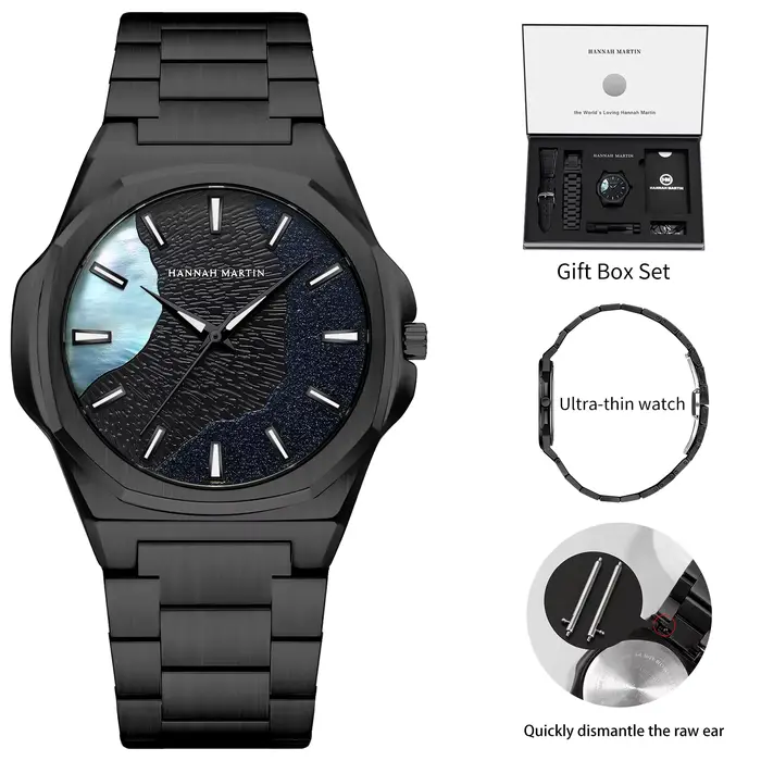 Montre à quartz de haute qualité HANNAH MARTIN