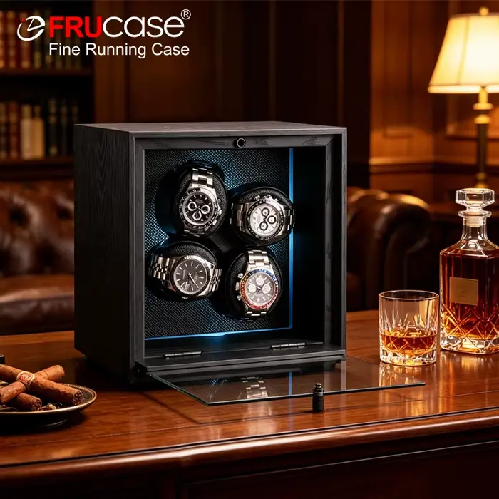 Remontoir de montre FRUCASE pour montres automatiques avec câble USB rechargeable pour homme et femme occasions spéciales et quotidiennes