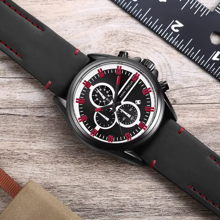 Nouvelle montre à quartz Daniel Gorman pour hommes, chronographe, luxe, bracelet en cuir, décontractée, étanche, lumineuse, élégante pour différentes occasions