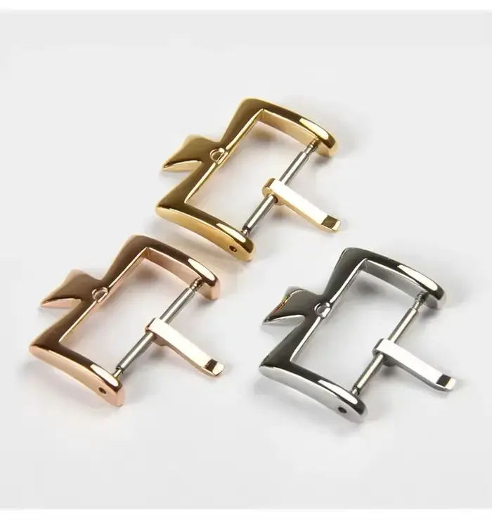 Boucle à ardillon en acier inoxydable pour montres Vacheron Constantin en argenté, doré, or rose et autres couleurs pour femmes et hommes occasions spéciales
