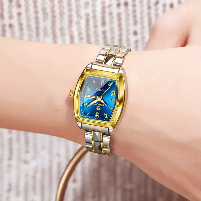 Montres-bracelets en quartz de luxe BINBOND pour femmes