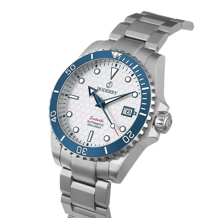 Boderry – montre de plongée en titane pour hommes