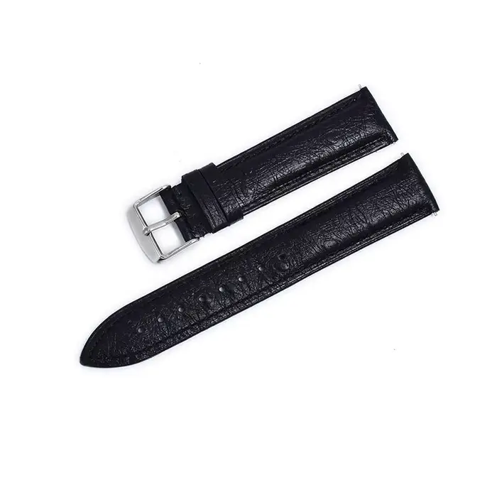 UTHAI P43 bracelet en cuir véritable motif d'autruche 18mm 20mm 22mm bracelet en peau de vache à dég