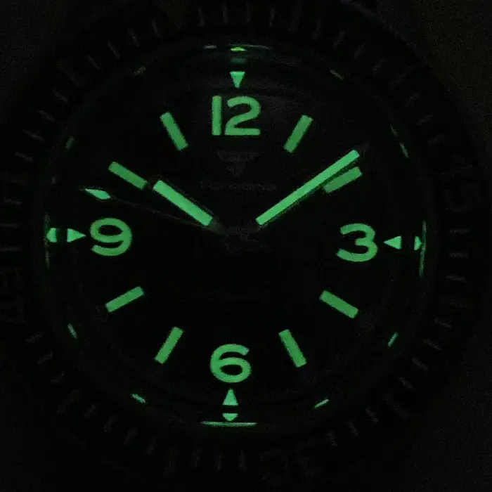 Nouveau Tandorio 40mm rétro 50 fêtes plongeur montres pour Miyota 8215 mouvement saphir cristal verre 200m étanche vert lume cadran
