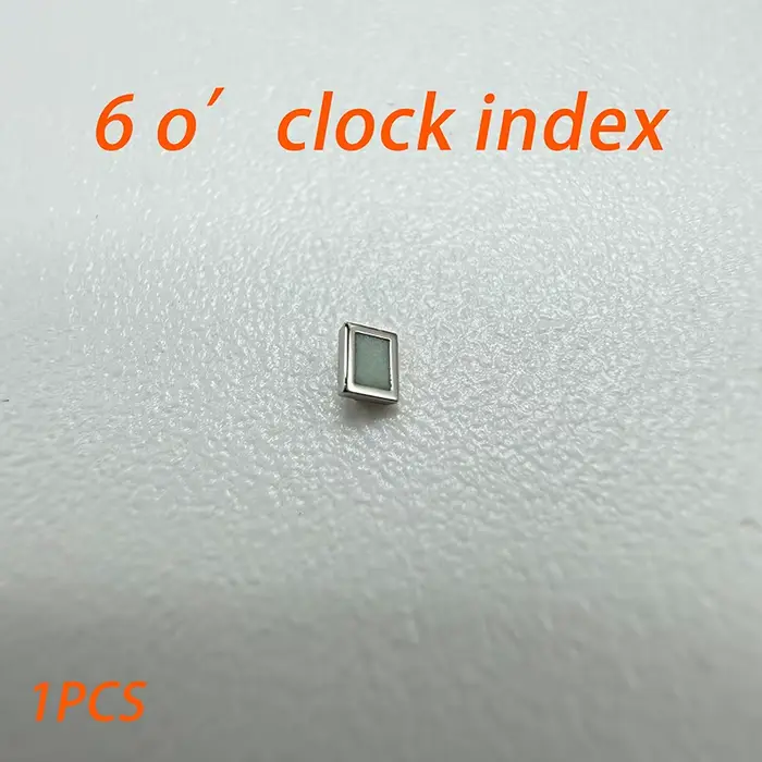Indicateurs d'heures lumineux verts pour cadran de montre Subr GMT, accessoires de cadran de montre