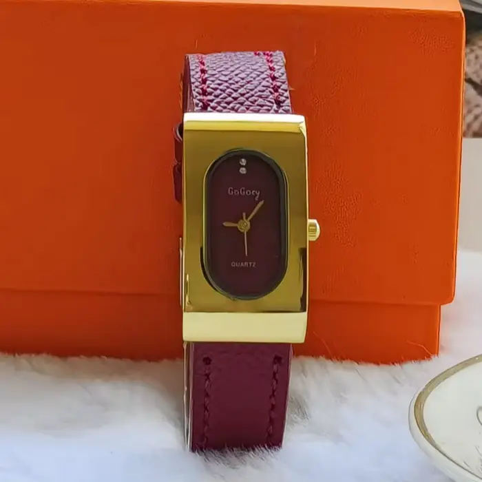 Nouvelle marque femmes montre mode cadran rectangulaire
