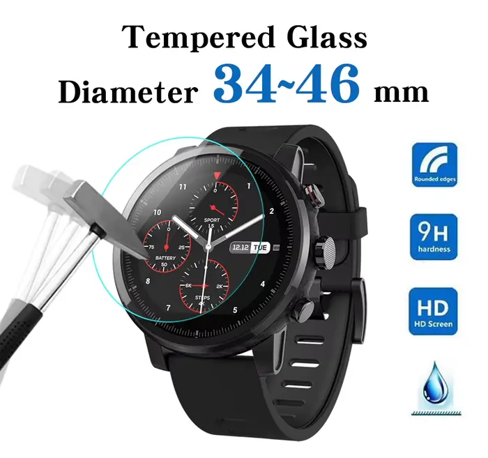 Film de protection d'écran en verre trempé pour montres intelligentes et de luxe, résistant aux rayures, à l'eau et aux huiles, pour femmes et hommes, idéal pour toutes les occasions spéciales