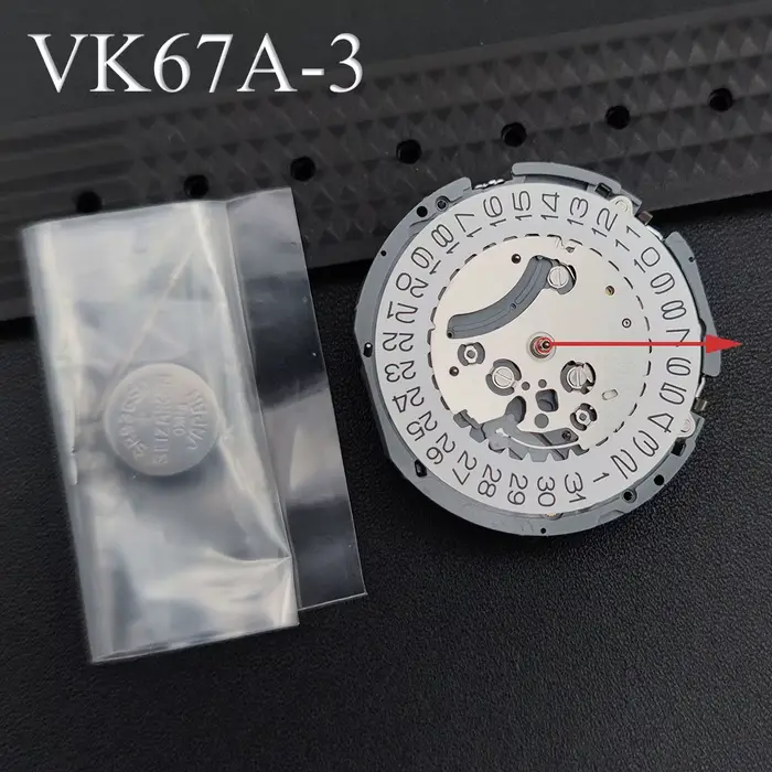 Véritable montre à Quartz multifonctionnelle TMI VK67A