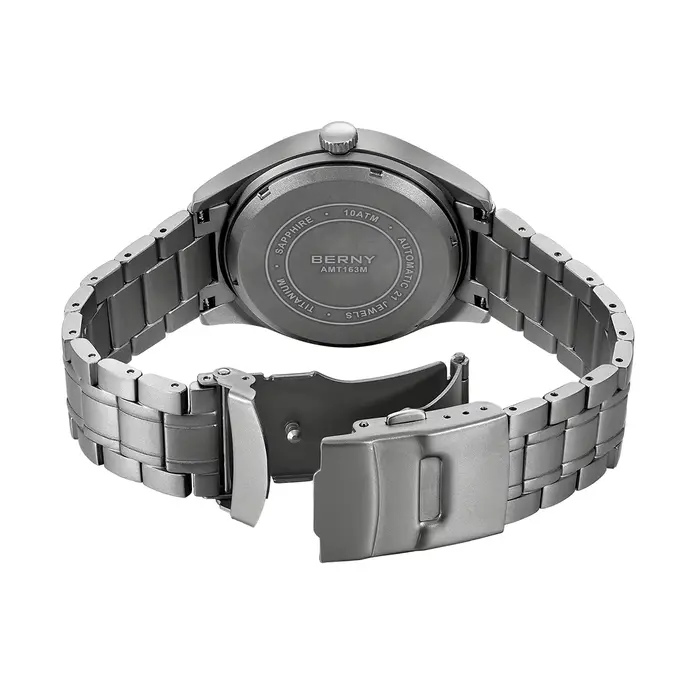 Montres automatiques BERNY entièrement en titane pour hommes