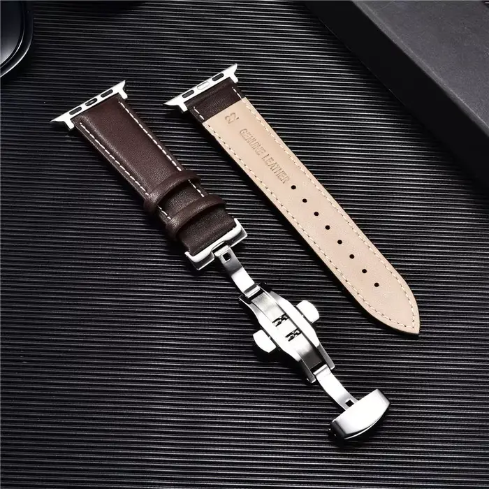 Bracelets de montre en cuir pour Apple Watch