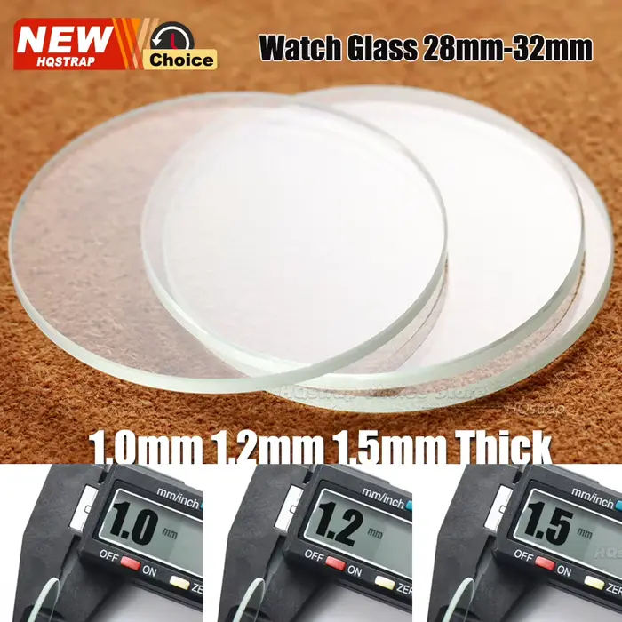 Verre de montre de remplacement plat
