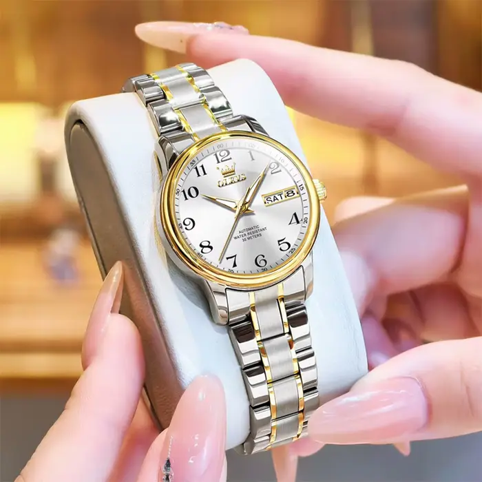 OLEVS montre de luxe pour femme dames élégante
