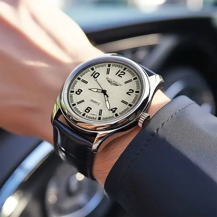 Top marque homme montre-bracelet de luxe affaires étanche hommes montre