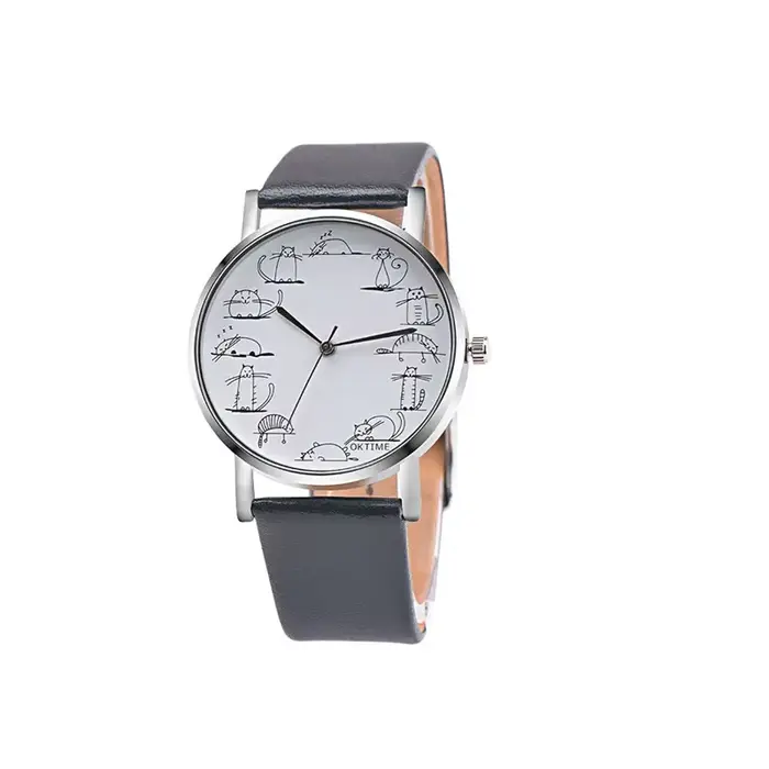 2022 dames montres décontracté femmes montres chat montres femmes montres à Quartz pas cher prix liv