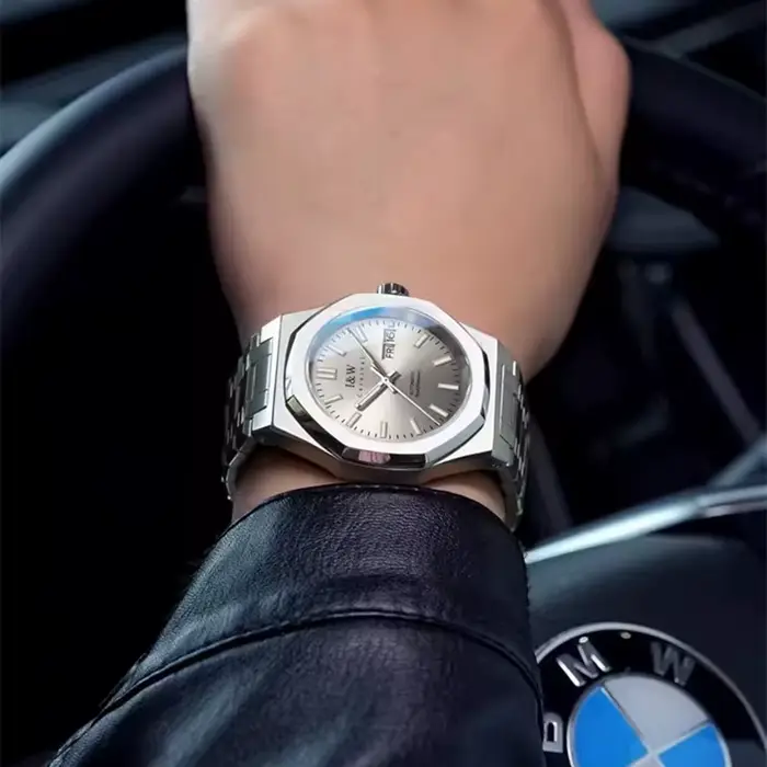 CARNIVAL Montre Mécanique Homme de Luxe Saphir Mouvement MIYOTA Style Mode Décontracté Polyvalent Occasions Bureau Événements Formels Moments Détente