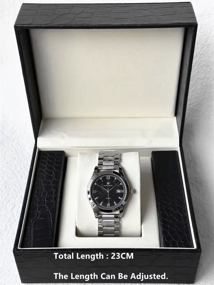 PABLO RAEZ vraies Photos marque de luxe montres pour hommes étanche lumineux Date montre en acier inoxydable mode Quartz homme montre-bracelet