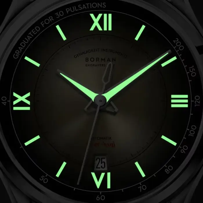 BORMAN BM3878 montre supérieure nouveau 41.5 luxe hommes automatique mécanique montres