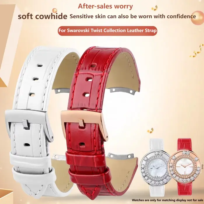 Bracelet de montre en cuir pour femmes