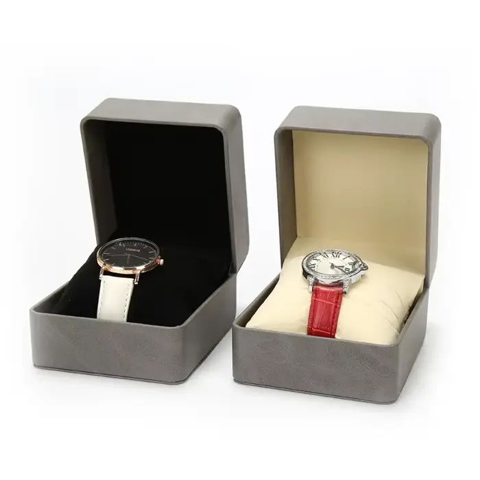 Boîte à montres en cuir de luxe élégante pour hommes occasionnels spéciaux cadeau de collection de montres